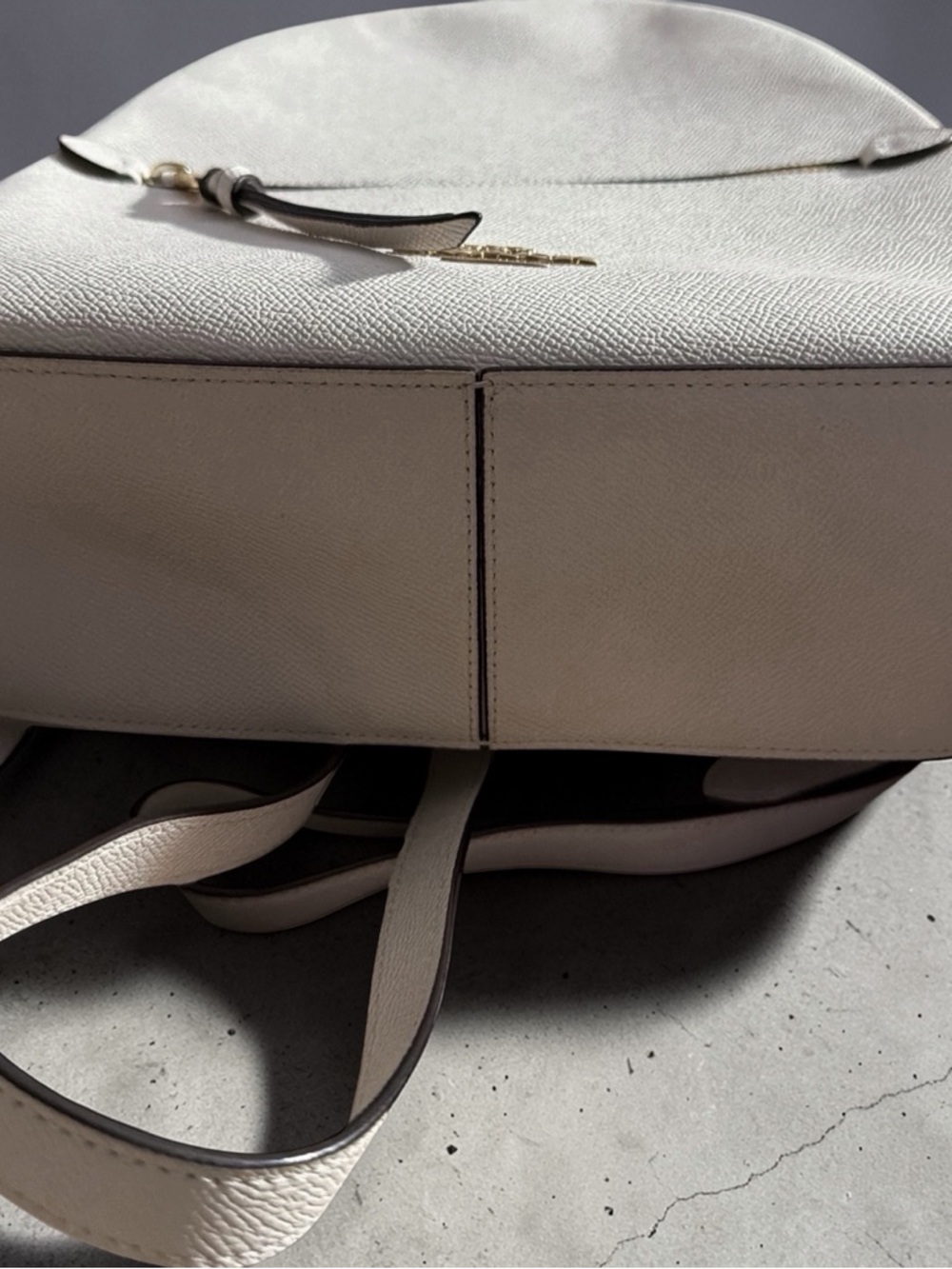 Coach Jordyn Cream & Tan Signature Canvas Mini Backpack - Picture 8 of 10